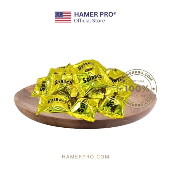 하머캔디 Spinach® Ginseng Herbal Candy Gold  菠菜金糖  人参男性活力糖 - Image 4